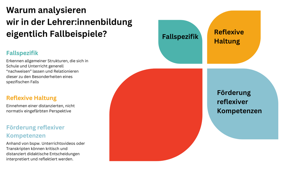 zur Vergrößerungsansicht des Bildes: grafische Darstellung zur Frage: Warum analysieren wir Fallbeispiele?